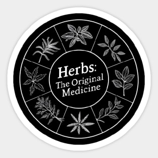 Herbs: the original medicine Sticker